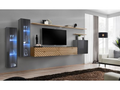 Модулна секция Switch 11 (графит/дъб вотан)